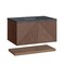 James Martin Vanities Marcello 36in Single Vanity, Chestnut w/ 3 CM Charcoal Soapstone Top D200-V36-CSN-3CSP - alternate 5